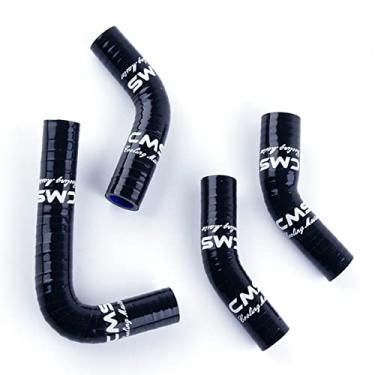 Imagem de JOIUYOLJ Kit de mangueira de refrigeração de radiador de silicone de 3 camadas para Yamaha RZ350 RD350 RD RZ 350 YPVS