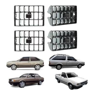 Imagem de Kit Difusores de Ar Gol Saveiro Voyage Parati 1988 a 1996 Quadrado - Kit com 4 Peças