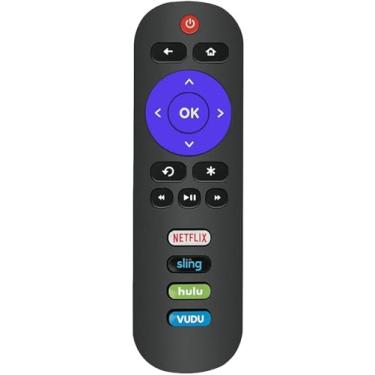 Imagem de Amtone RC280 OEM Replacement Universal TV Remote Control Compatible with All TCL Roku TVs. 【Only Works with Roku TVs, Not for Roku Stick and Roku Box】 (Netflix/Disney/AppleTV/Hulu)