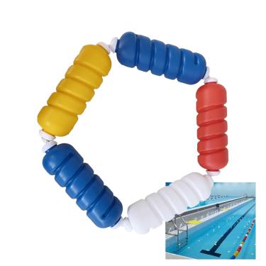 Imagem de Kit de bóia de corda de segurança pré-montada, flutua com corda de piscina de polietileno com ganchos, para hidrovia, cardápio, praia, divisor de extremidade rasa