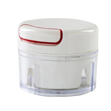 Imagem de Mini Multiprocessador Triturador Manual 2 Lâminas Inox Alho - Lider Ve