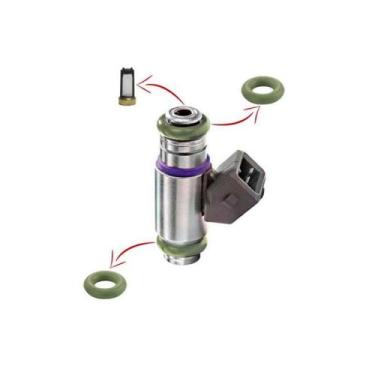 Imagem de Kit Filtro Bico Injetor Palio Fiorino Uno Siena Strada Stilo Brava Mar