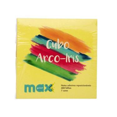Imagem de Bloco Adesivo Maxcubo 7 Cores 744867 - Maxprint