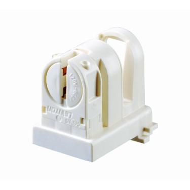 Imagem de Leviton 13654-EXL Base média a miniatura, T5 Bi-Pin, suporte de lâmpada fluorescente padrão, branco