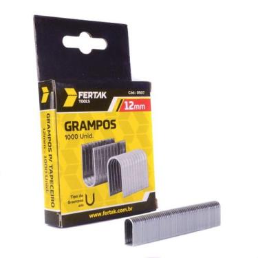 Imagem de Grampo para Grampeador de Tapeceiro Tipo U 12mm caixa com 1000 Pçs Fer