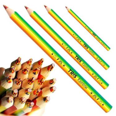 Imagem de Lápis de Cor Jumbo Sextavado Rainbow - Tris