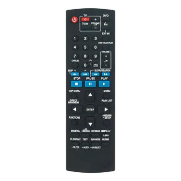 Imagem de Controle remoto de substituição N2QAYB000095 compatível com o sistema de home theater Panasonic SC-PT550 SC-PT850W SC-PT850 SA-PT550 SA-PT850 SB-HC550 SB-HF55 SB-HS850 SB-HF550 SB-HS550 B-HW5500