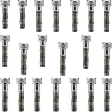 Imagem de Kit parafusos inox tampa motor lateral esquerda+direita Biz110I Pop110