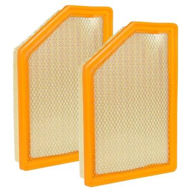 Imagem de NuFlySic Filtro de ar de motor A3248C para Chevy/Chevrolet Silverado 2500HD 3500HD para GMC Sierra 2500HD 3500HD com motor Duramax 6.6, filtro de ar para carro substitui 84554703 (pacote com 2)