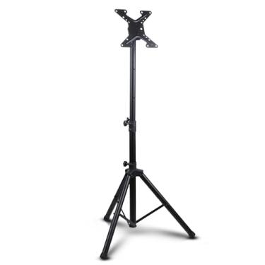 Imagem de Suporte Pedestal Tripé Pyle para TV e Monitor até 32", Portátil e Dobrável com Altura Ajustável 108-139cm, Padrão VESA, Preto, PTVSTNDPT3215