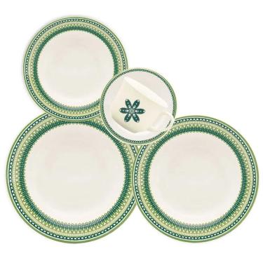 Imagem de Aparelho de Jantar e Chá de Cerâmica Donna Campestre 20 Peças - Biona 135728