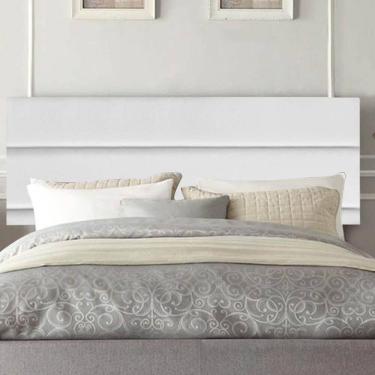 Imagem de Painel Estofada Argentina 160cm Queen Size Para Cama Box Quarto Corino Branco