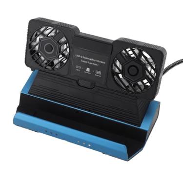 Imagem de Serounder 9 Em 1 RGB Docking Station, USB C a HD Interface Multimídia 4K 60Hz Gigabit Ethernet USB 3.0 Portas para Convés de, Com Ventilador de Refrigeração Dupla e Carregamento de 100W