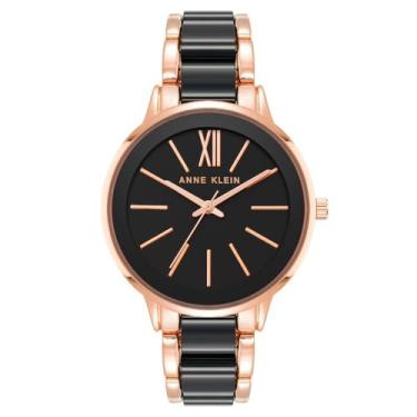 Imagem de Relógio feminino Anne Klein, movimento a quartzo, dourado