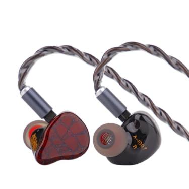 Imagem de Linsoul Punch Audio Martilo in Ear Monitor, 1 Planar + 2BA + 2DD Hybrid Driver Basshead IEM fones de ouvido Hi-Fi, com detalhes de precisão para monitoramento EDM Hip-Hop