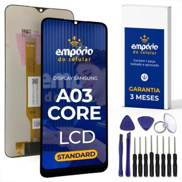Imagem de Tela A03 Core A032 Compatível Samsung Display Frontal Lcd Cor Preto Sem Aro