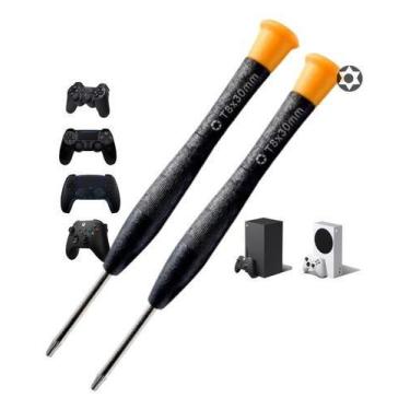 Imagem de Kit 2 Chaves Torx T8 Com Furo - genérica