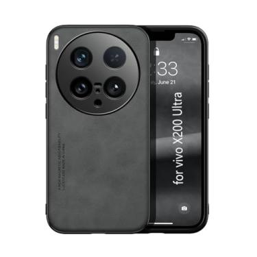 Imagem de Kepuch Silklike Capa para Vivo X200 Ultra - Case Placa de Metal Embutida - Preto