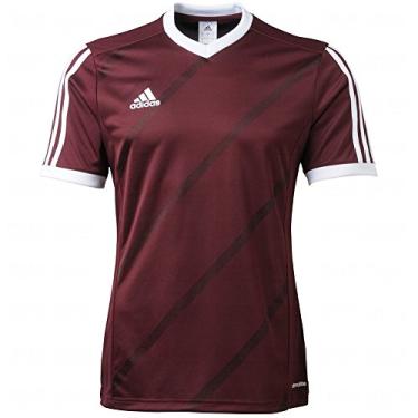 Imagem de Adidas Big Boys Camiseta de futebol Climacool Regista 14, Light Maroon/White, X-Large