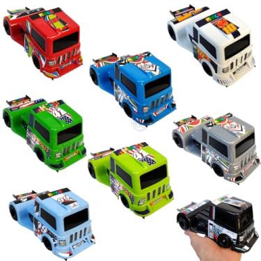 Imagem de Kit 6 Caminhões Brinquedo Formula Truck Caminhão Corrida Menino