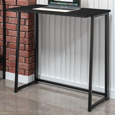 Imagem de Mesa Escrivaninha Fit Dobrável Preto - Art Panta, Preto, 6,79kg