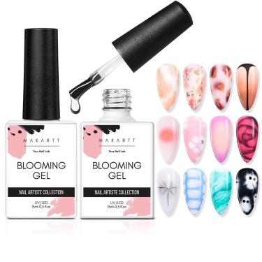 Imagem de Verniz de unhas em gel Makartt Blooming Gel-Clear 15 mL (pacote com 2)