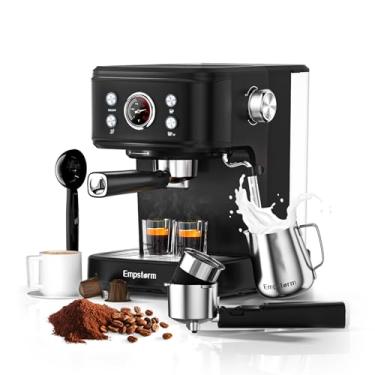 Imagem de Empstorm Máquina De Café Expresso Latte Coffee Makers 20 Bar, 2 Em 1 Máquina De Cappuccino Profissional E Vaporizador De Leite Varinha De Vapor Compatível Com Cápsulas Originais Ns Para Preparação C