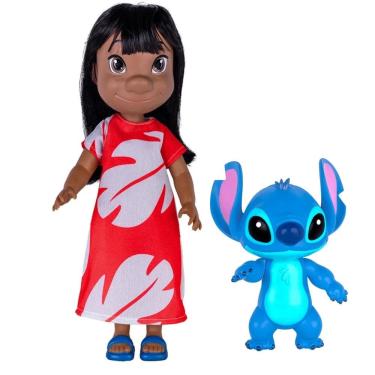 Imagem de Boneca Infantil Lilo e Stitch Disney Vinil Cotiplás