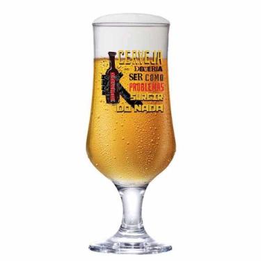 Imagem de Taça de Vidro de Cerveja Barcelona Deveria Ser Como 385ml - Ruvolo