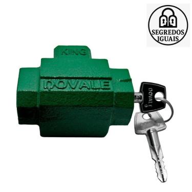 Imagem de Fechadura Cadeado De Solo Para Porta Enrolar Segredos Iguais