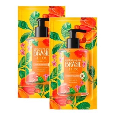 Imagem de Sabonete Líquido para Mãos Lux Essências do Brasil Flor Cajueiro Refil 240ml |  Kit com duas unidades