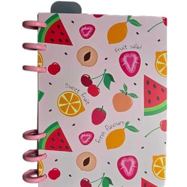 Imagem de Caderno Inteligente Pequeno Disco A5 Mix De Frutas - Culturama