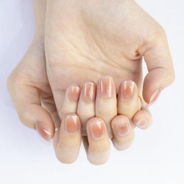 Imagem de Arte de unhas vestível BJR Simple Illustration Flower Nude-Pink