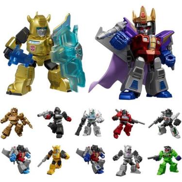 Imagem de Boneco Transformers Defender Robôs Bumblebee Autobots e Decepticons Mo