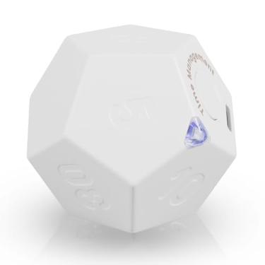 Imagem de Cubo Temporizador de 450 mAh Recarregável Mini Cubo de Gerenciamento de Tempo 2 Modo de Alarme Cubo Dodecágono Time Ball Temporizador Dodecaedro com Indicador LED 11 Tempo Predefinido Portátil para