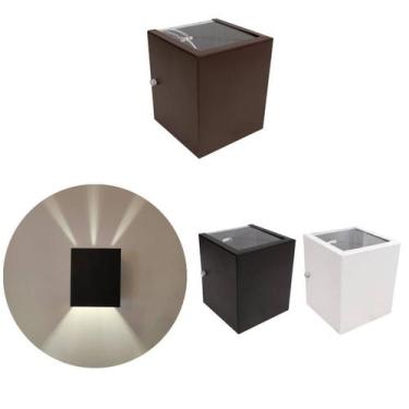 Imagem de Arandela Externa Efeito 1 Foco 3 Fachos Parede Muro Ar1213 - IDEALLUME