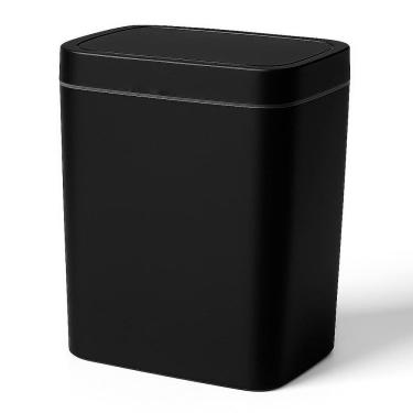 Imagem de Lixeira Tampa Abertura Inteligente Slim Plástico Capacidade