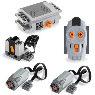 Imagem de Conjunto de motores TEESE Technic 5 unidades com controle remoto, caix