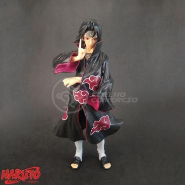 Imagem de Brinquedo Action Figure Itachi Uchiha Akatsuki 18Cm Colecionável Universo Shippuden Ninja Ultimate