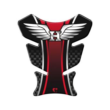 Imagem de Adesivo Protetor De Tanque Moto Honda Asa Cor Vermelho