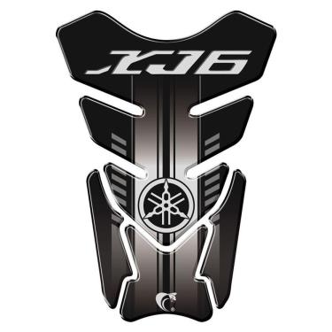 Imagem de Protetor De Tanque Adesivo Moto Yamaha Xj6 Preto Preto