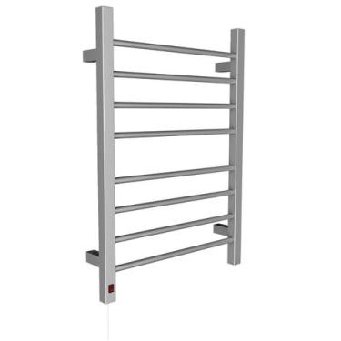 Imagem de Toalheiro Térmico 2 Toalhas Circolare Due Cinza 110 Esquerdo - Casuli