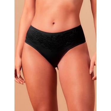 Imagem de Calcinha Alta Nayane CA 03 08 0002 Ultrafirmadora Renda e Microfibra T