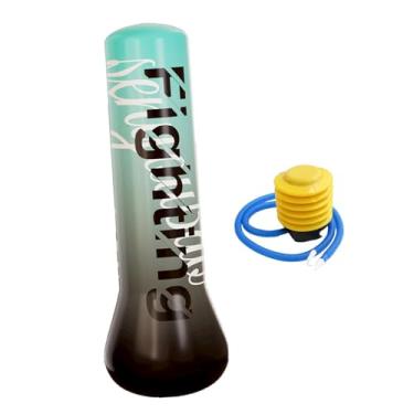 Imagem de Aymzbd Saco de pancada infantil para exercícios, equipamento de boxe, brinquedo de coluna para taekwondo, Azul, 1.5 Milhão