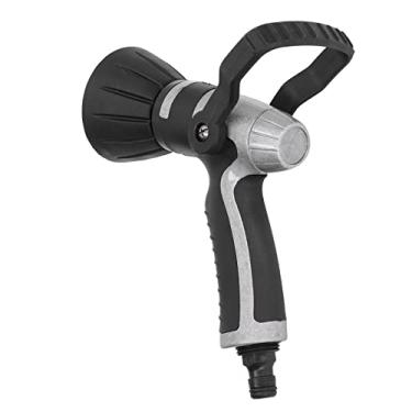 Imagem de Pistola de Pulverização de Tubo de Mangueira, Bicos de Pulverização de Alta Pressão Ergonômicos Ajustáveis, Arma de Mangueira de Jardim de Metal para Regar Plantas, Lavagem de