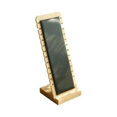 Imagem de Suporte De Exibição De Joias Em Madeira De Grande Capacidade Para Cola