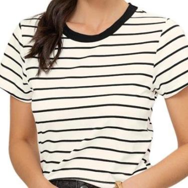 Imagem de CROPPED ROVITEX LISTRADO FEMININO REF: ROV917795-Feminino