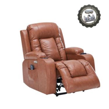 Imagem de Poltrona do Papai Austin Elétrica com Massagem Aquecimento USB USBc Br