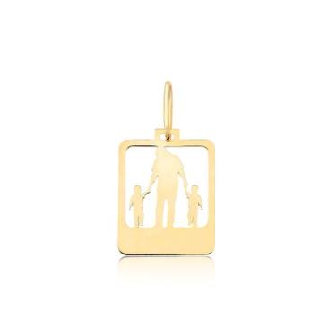 Imagem de Pingente De Ouro Família Pai Filhos 10k Pm51 - MAEHLER