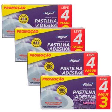 Imagem de Pastilha Sanitária Adesiva Leve 4 Pague 3 de Privada Higisol 9gr Lavan